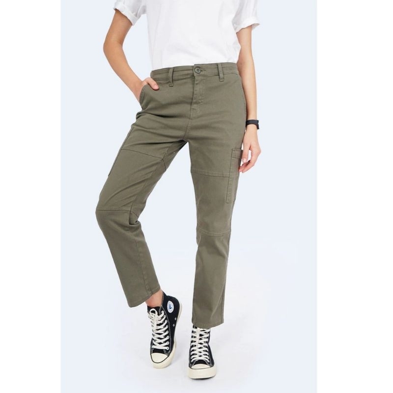 LOGO JEANS Celana Cargo wanita new size S-XL