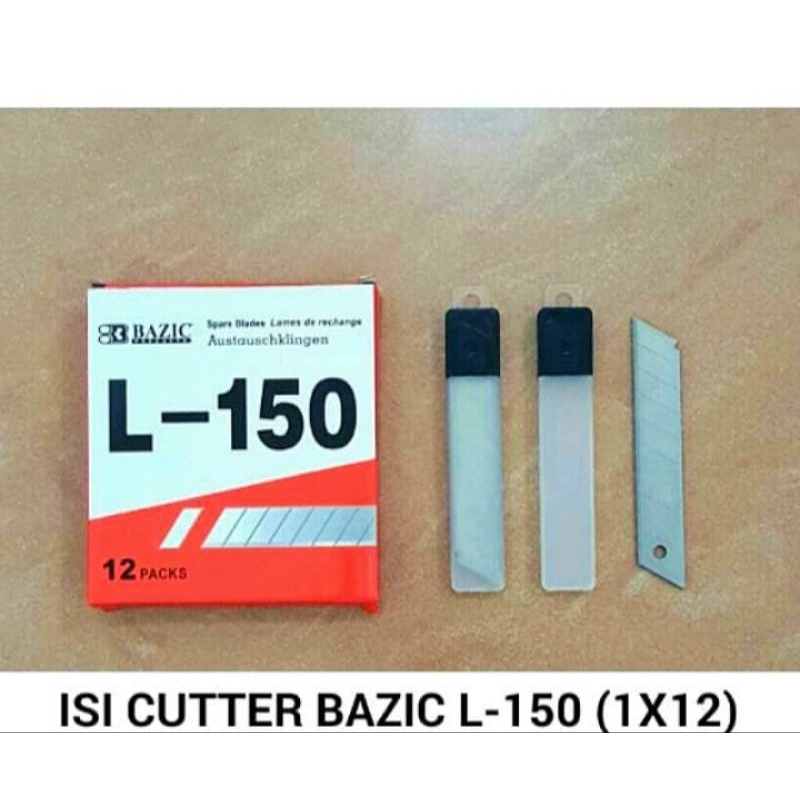 

Bazic - Isi Pisau Cutter Besar / Refill Cutter Besar 5pcs
