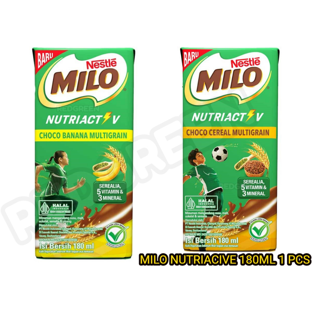 

Milo Healty Drink Uht Nutriactiv susu milo uht choco 180ml 1pcs