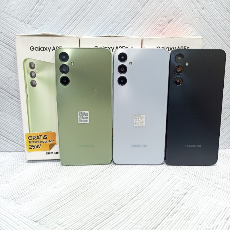 Samsung A05s 6/128 GB Handphone Second Bekas Fullset