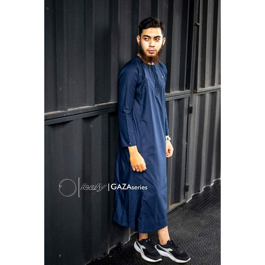 LEAFY SYX-004 JUBAH | THOBE series Malik / PAKAIAN MUSLIM / GAMIS PRIA / BAHAN SPUN PREMIUM