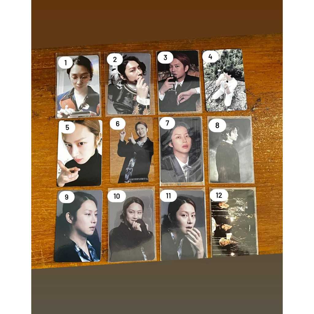 pc photocard heechul super junior - official