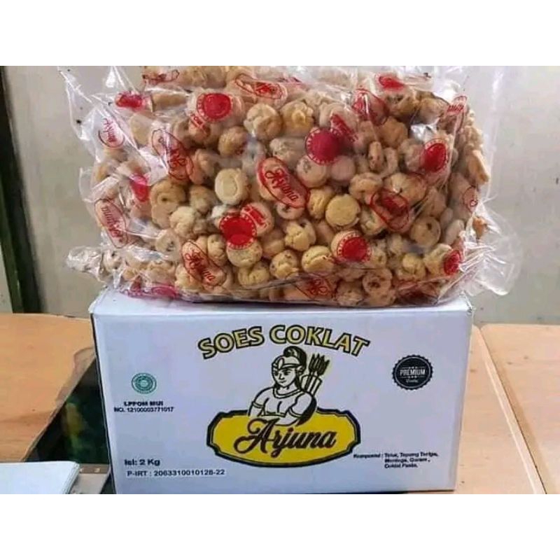 

Soes coklat kemasan 250gram