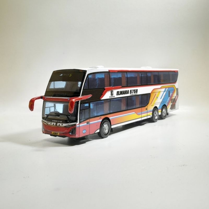 ROSALIA INDAH body JETBUS5 Double deck Adiputro Miniatur bus skala 64