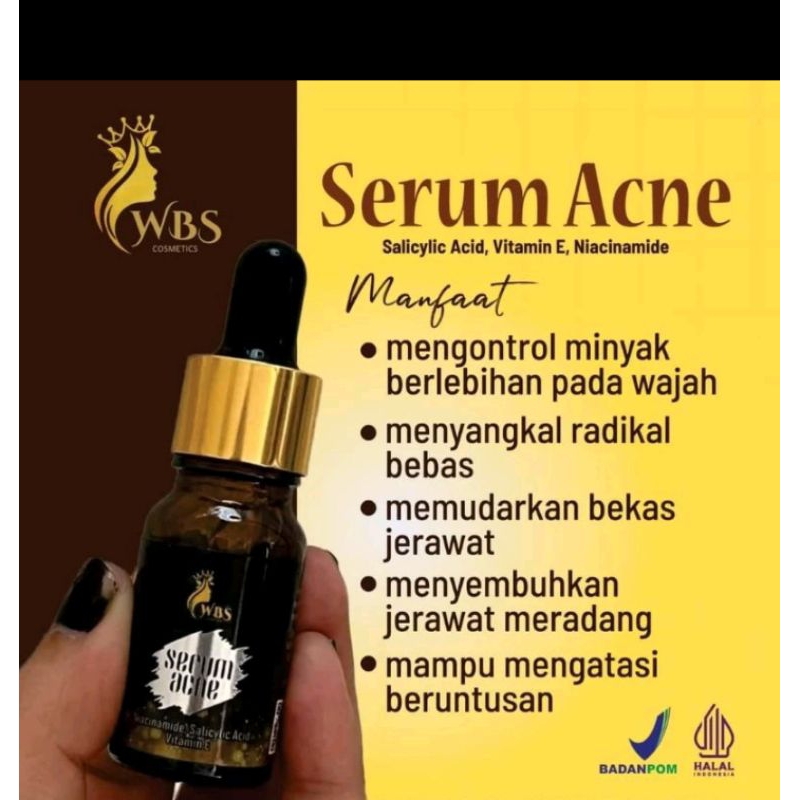 SERUM DOUBLE GLOWING & SERUM ACNE WBS COSMETICS