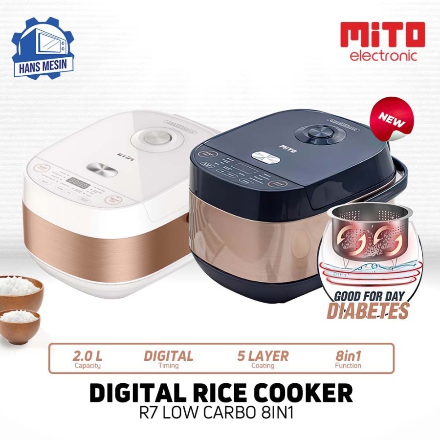 DIGITAL RICE COOKER LOW CARBO MITO R7