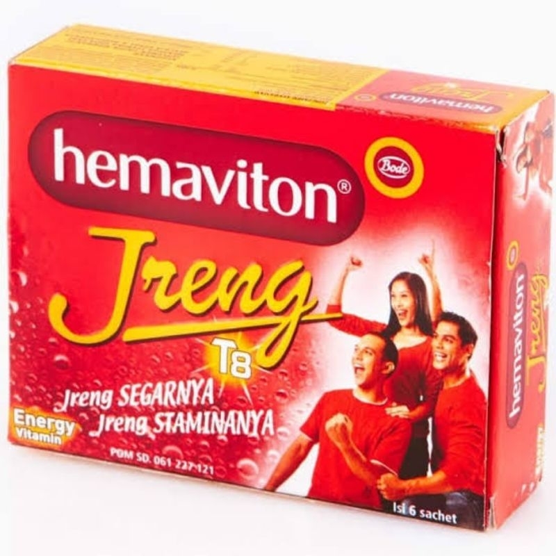 

Hemaviton Jreng 1 box 1 pak isi 10 sachet