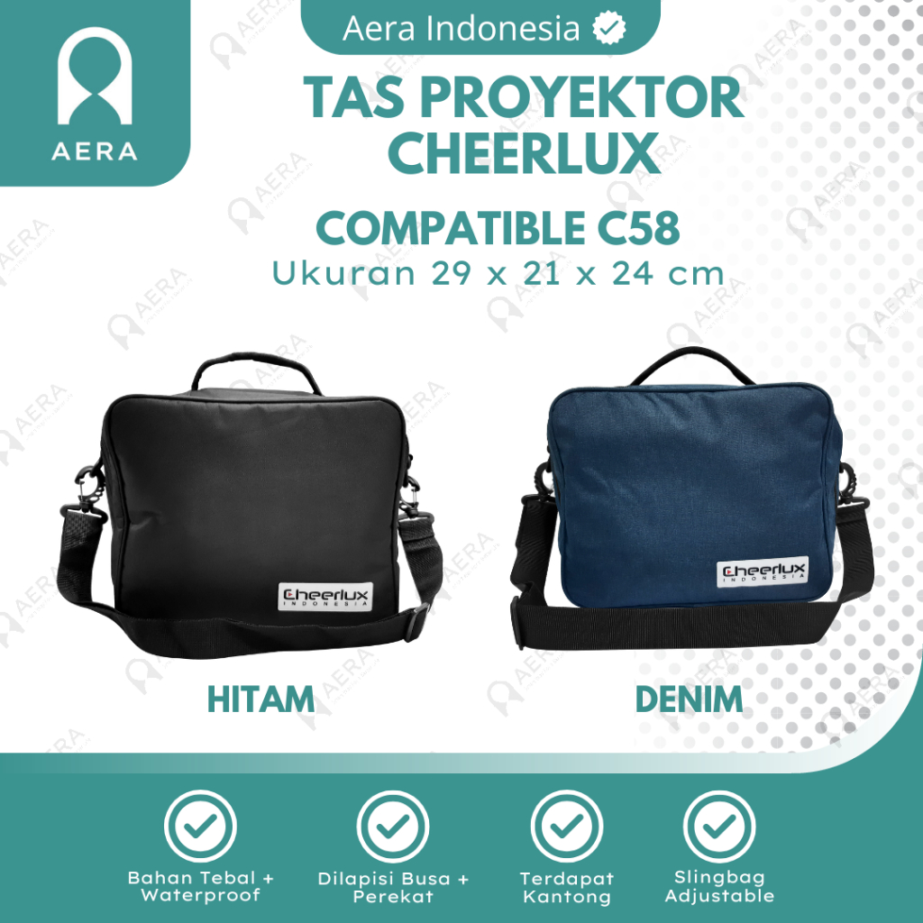 Tas Proyektor Cheerlux C58 | Tas Slingbag Proyektor | Projector Bag | Tas Proyektor