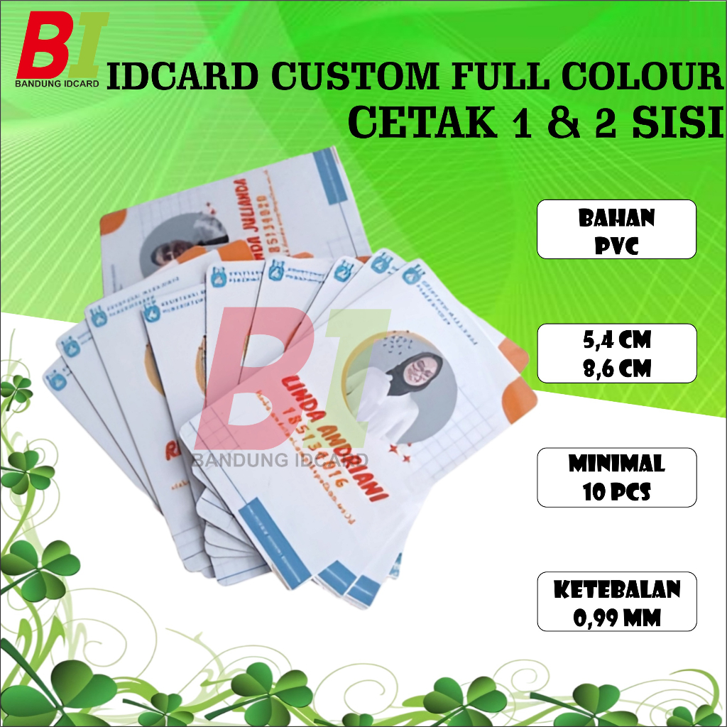 

CETAK ID CARD PVC KETEBALAN 0,9mm Custome/ID CARD MEMBER,KARTU ANGGOTA,KARTU VISITOR