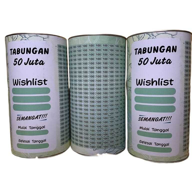 CELENGAN TARGET LARGE UKURAN 20CM X 10CM TARGET 50 JUTA