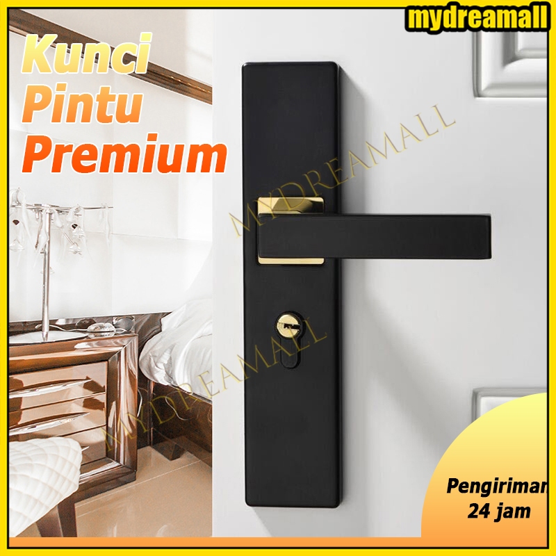 【Termurah-COD】Kunci Pintu Premium / Gagang Pintu Berkualitas Tinggi / Gagang Pintu Rumah / Gagang Pi