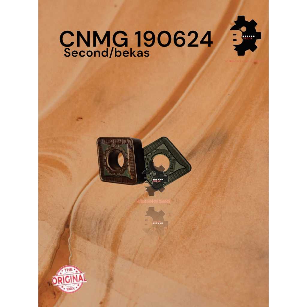 INSERT CNMG 190624 SECOND HAND/BEKAS- Insert Pahat Bubut - Pisau Pahat - Bekas- Second Hand - Origin
