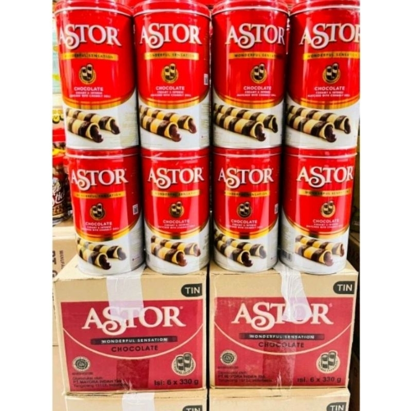

ASTOR WAFER DOBLE COKLAT KALENG 330gr