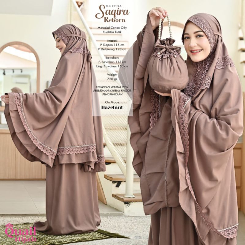Saqira Mukena Reborn QuaiL Hijab