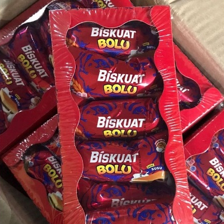 

BISKUAT BOLU krim susu isi 12/box