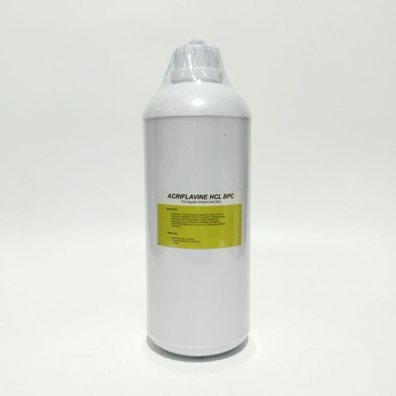 Acriflavine Plus 1 Liter Original 100% Pekat Obat Ikan Hias Ikan Ternak Lele Nila Gurame Obat Karant