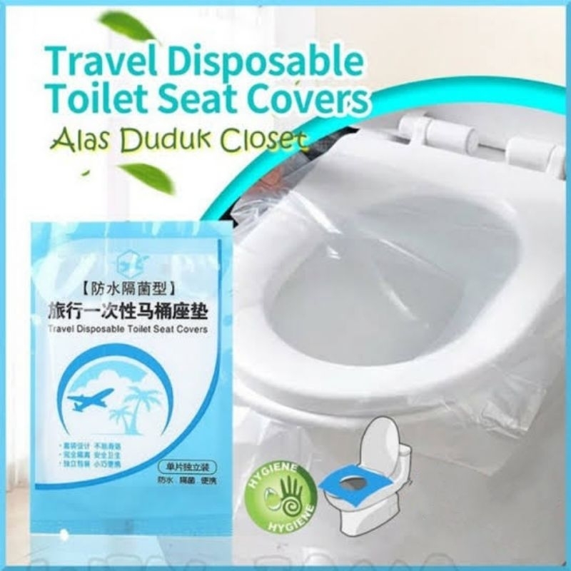 Makassar Alas duduk toilet umum travel plastik alas closet umum anti air seat cover toilet disposabl