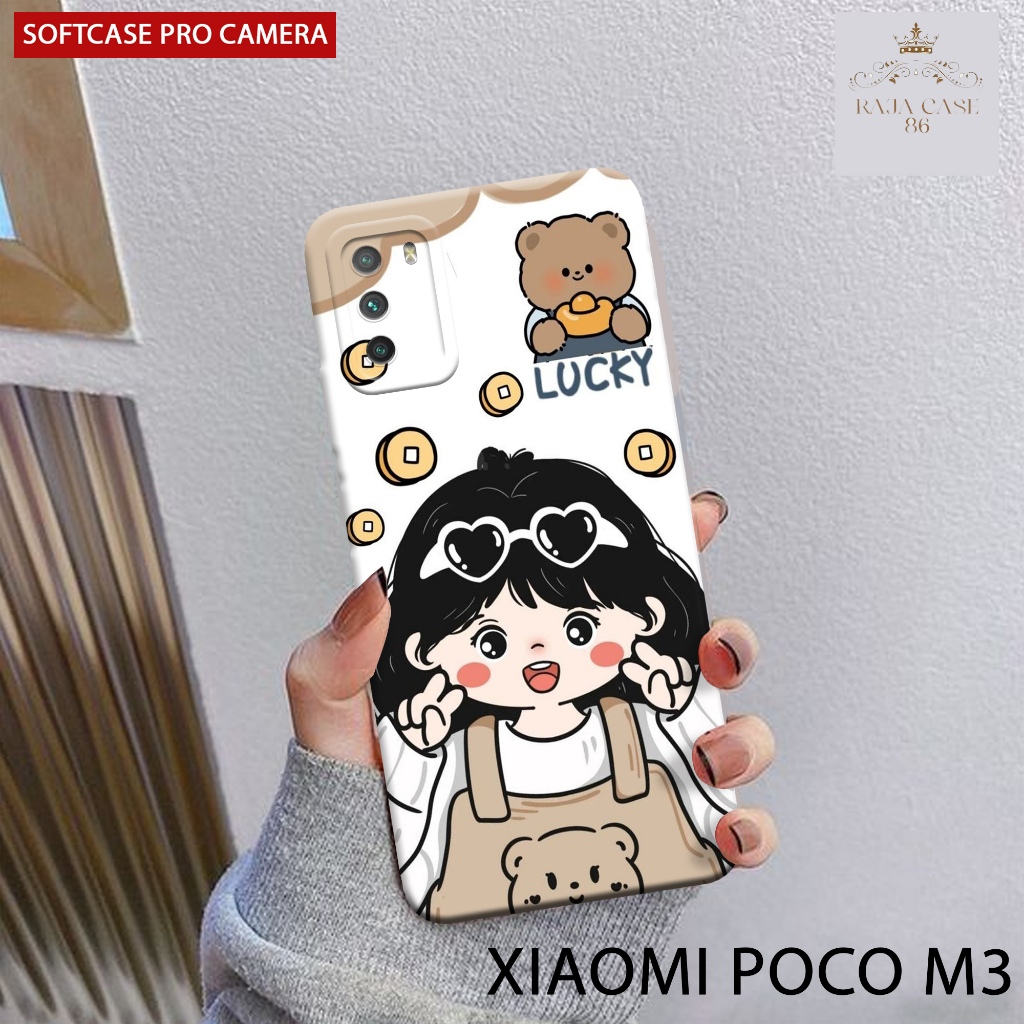 Case Poco M3 4g Terbaru - Rajacase - casing Poco M3 - Motif case Cartoon - Pelindung handphone - POC