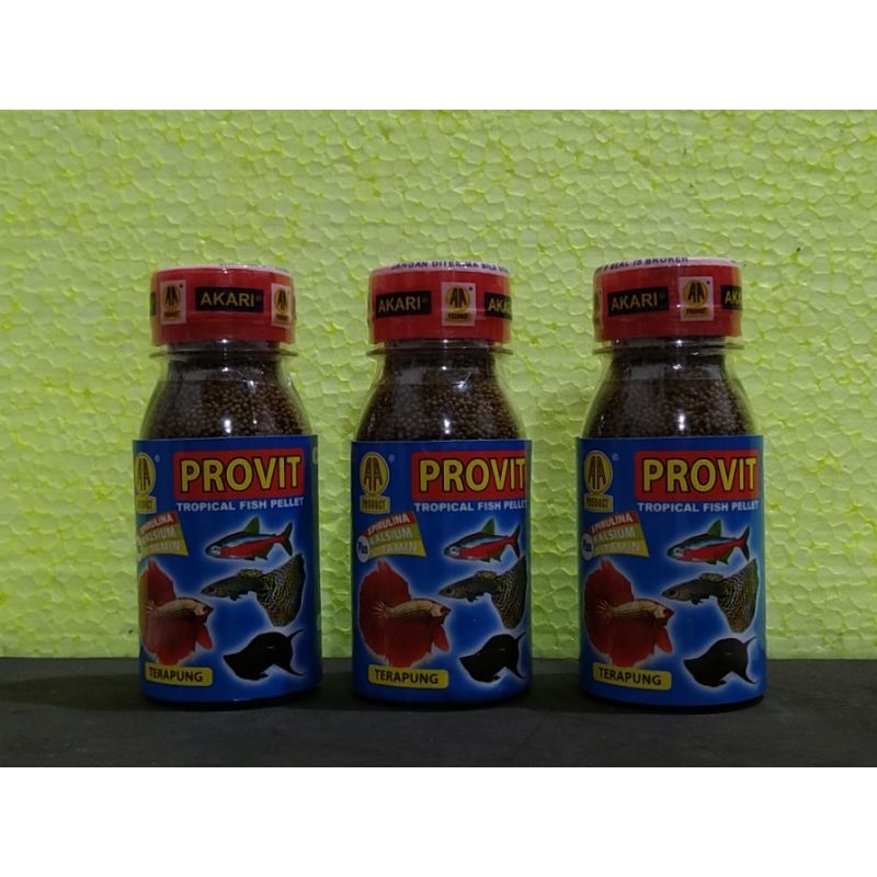 Provit Tropical Fish 50gr / Pelet Ikan / Pakan Ikan / Ikan Hias Aquascape