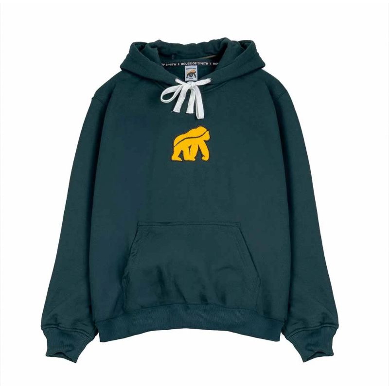 SWEATER HODIE HOUSE OF SMITH BASIC LOGO GREEN - HODIE DISTRO KEREN