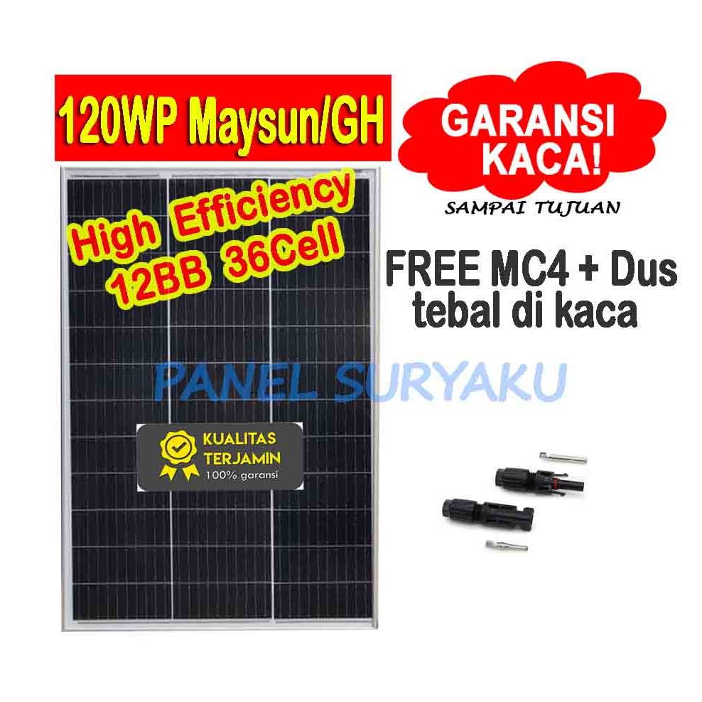 Solar Cell 120wp Mono Solar Panel Surya 120wp Mono + MC4