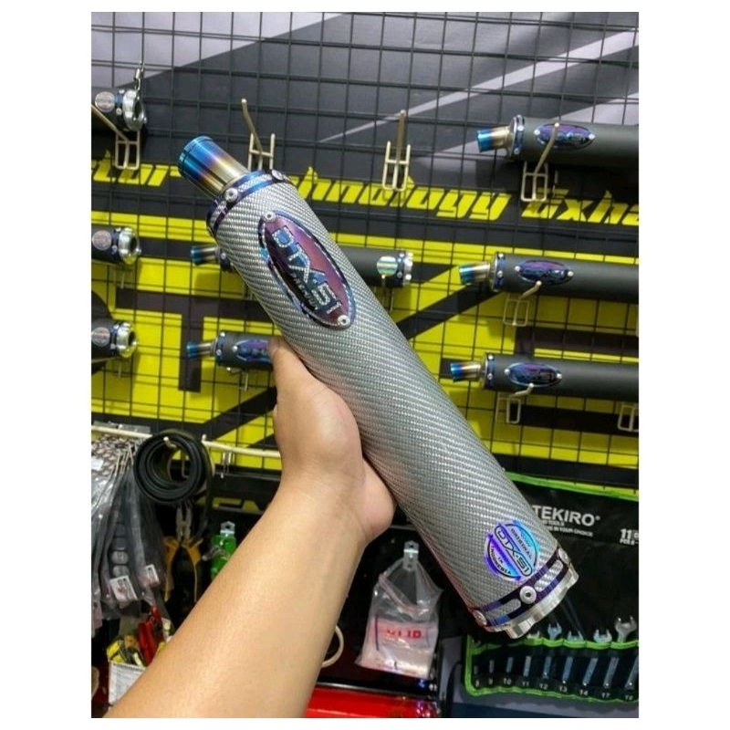 Silincer Only carbon twill white premium original dtx-51 ultimate muffler