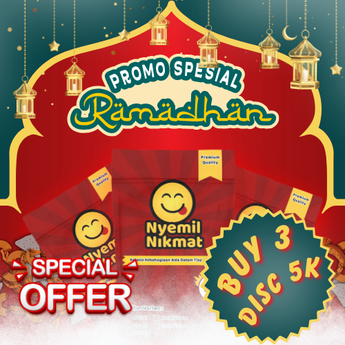 

RAMADHAN SALE!!! NYENI Camilan - Makaroni / Basreng / Mie Lidi / Usus / Keripik Kaca