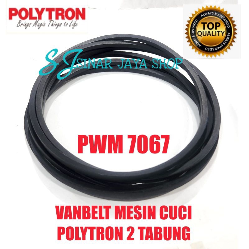 Fanbelt V-belt Mesin Cuci POLYTRON 2 Tabung PWM 7067