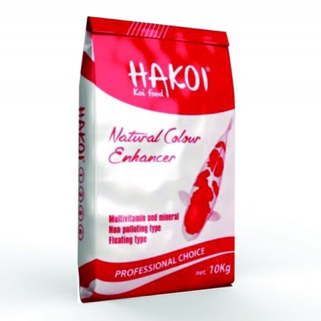 REPACK Pakan Ikan Koi Hakoi Natural Colour Enhancer 500gr | Pakan Ikan Koi & Ikan Hias Hakoi Merah |