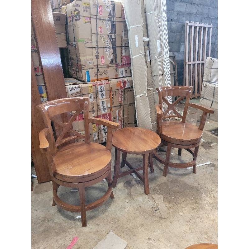 Kursi teras / Kursi teras putar jati