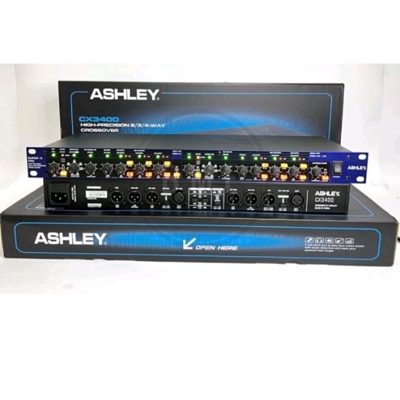 CROSSOVER ASHLEY CX 3400 CROSSOVER LIMITER DELAY ASHLEY CX 3400 original