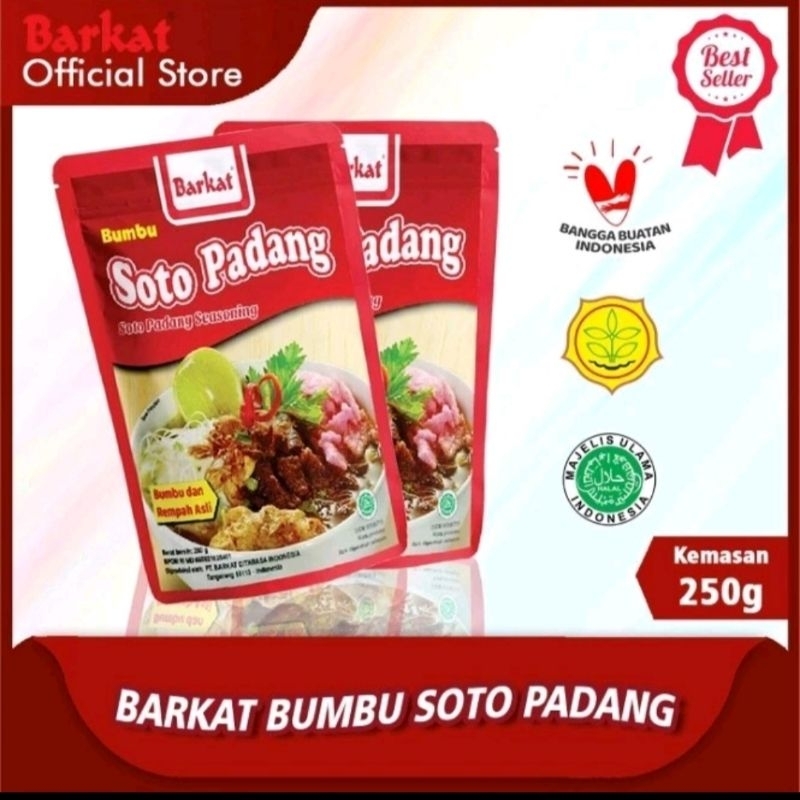 BUMBU SOTO Padang Barkat 250gr asli khas Minang
