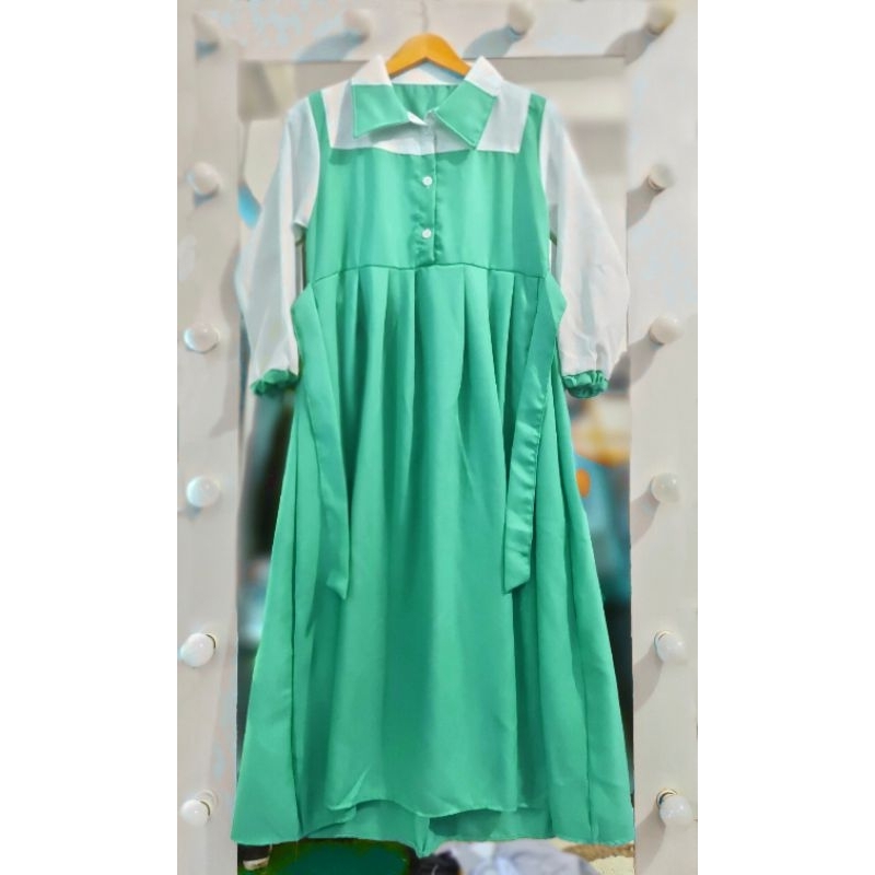 BAJU GAMIS ANAK TERBARU 2024 AISYAH DRESS ANAK KEKINIAN KOREAN STYLE GAMIS ANAK UMUR 5-13 TAHUN
