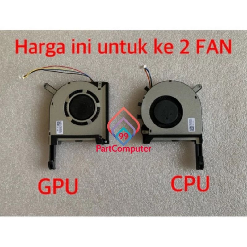 Fan Kipas Asus TUF FX505DY FX505GD FX506LH FX506II FX506IH FX506LI 1set