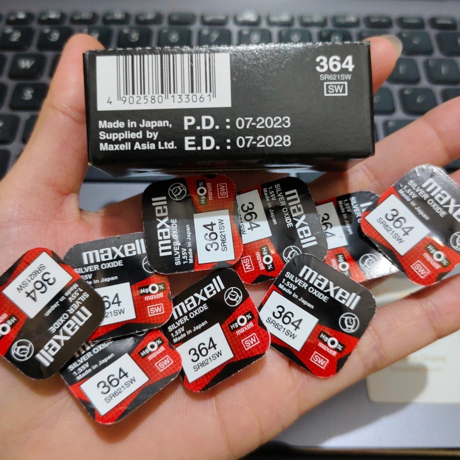 BATERAI MAXELL SR621SW SR621 SR 621 SW 364 BATTERY BATRE