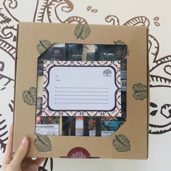 

Hampers Ulang Tahun, Wisuda, Kado -Paket Treestori Coffee Kopi - Biji Kopi