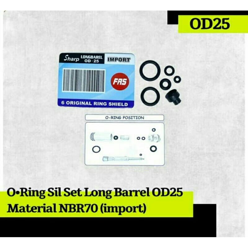oring set od 22 - oring sharp od 22 - oring set - sil set - oring set - oring - sil set - seal set