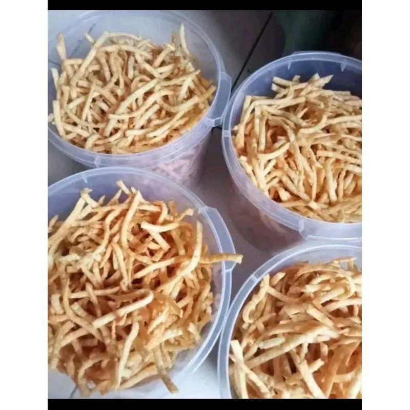 

Sistik bawang renyah enak gurih1 toples 5L , oleh oleh , cemilan