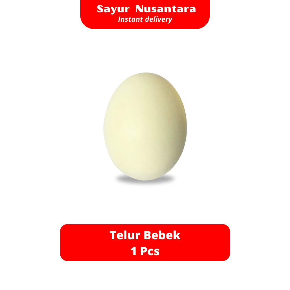 

Telur Bebek 1 Pcs - Sayur Nusantara