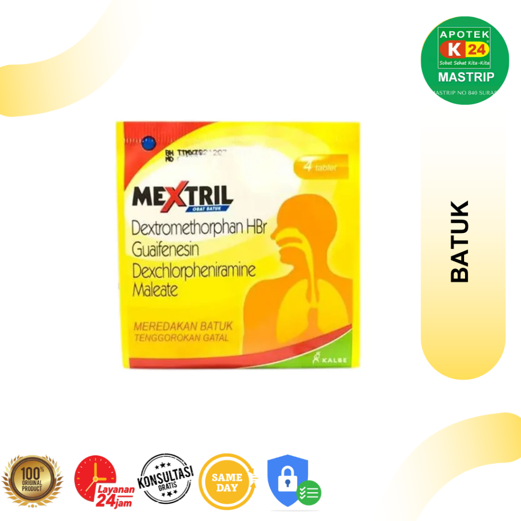 Mextril Tablet / Batuk / Dewasa / 4tablet