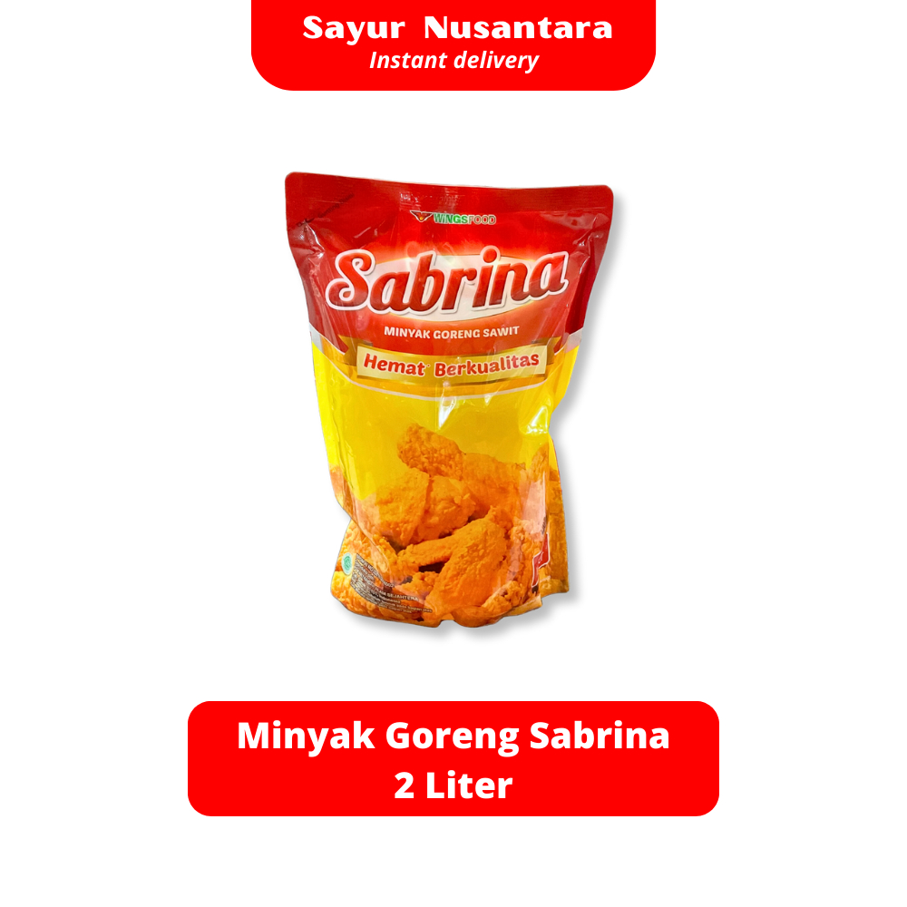 

Minyak Goreng Sabrina 2 Liter - Sayur Nusantara