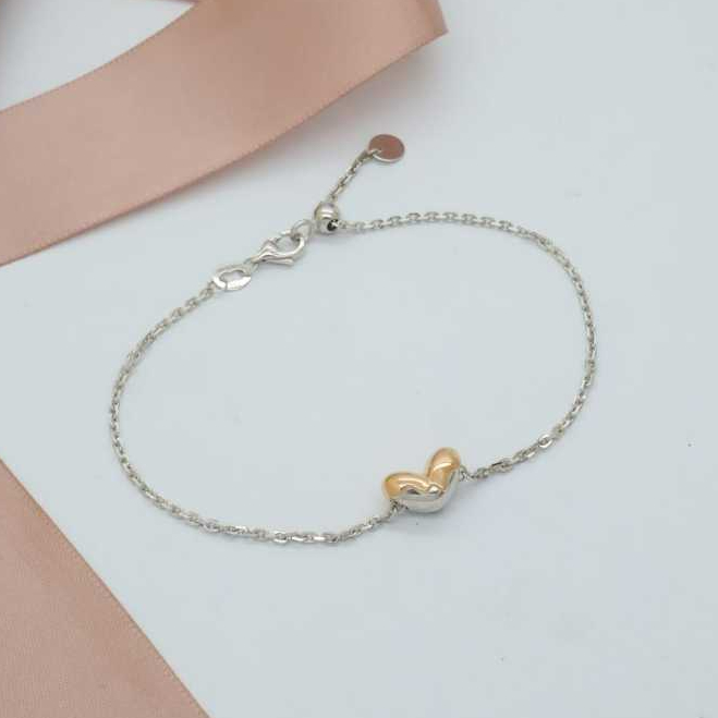 Gelang serut WG Golden Love Melts Collection BC230258 SDW Gold 18K