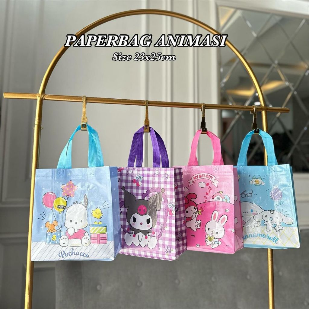 

Tas Paperbag Ulang Tahun Anak Motif Animasi Paket Kemasan Isi 12 Pcs ( 1 Lusin )