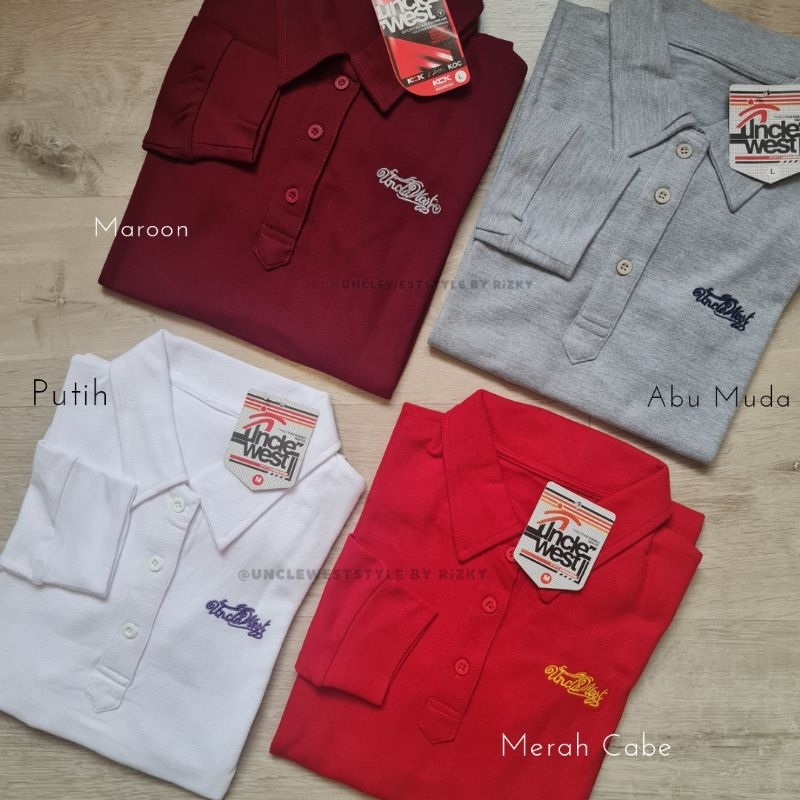 PAKAIAN TUNIK OLAHRAGA - TUNIK COMBY POLOS BRIKE RED - UNCLEWEST STYLE - UNCLEWEST BY KCK - PAKAIAN 