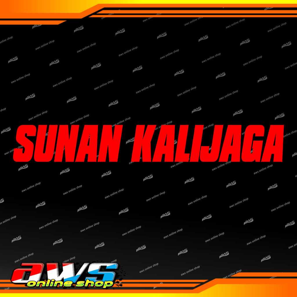 Sticker Tulisan SUNAN KALIJAGA