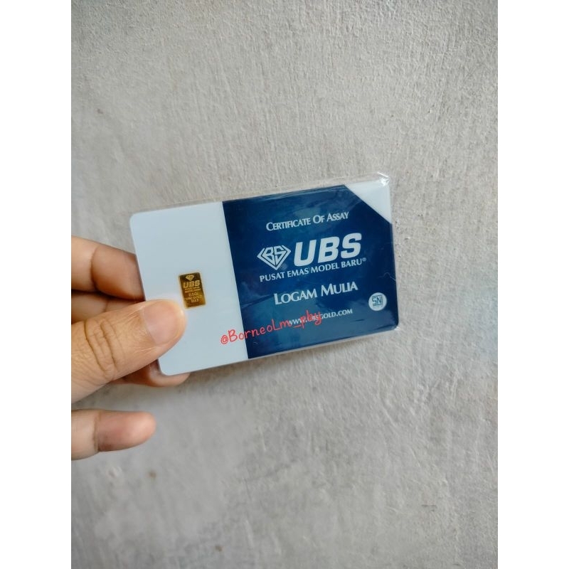 Souvernir Logam Mulia UBS 0,5g