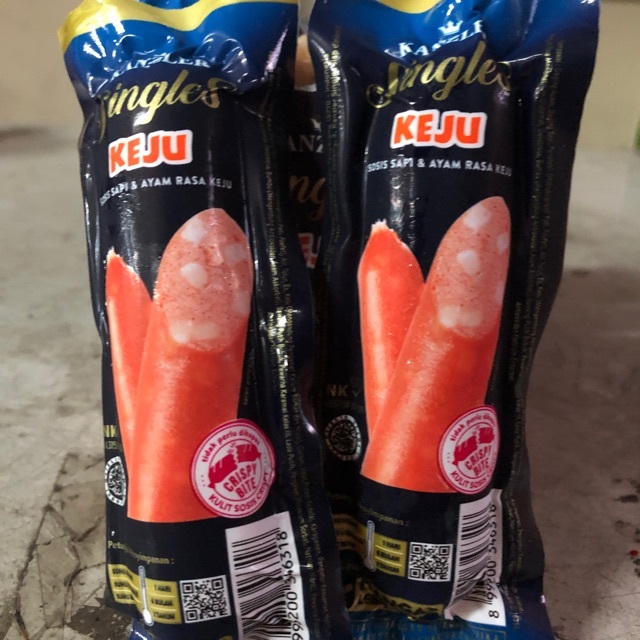 

Kanzler sosis singles keju barga 1 tuan/per box