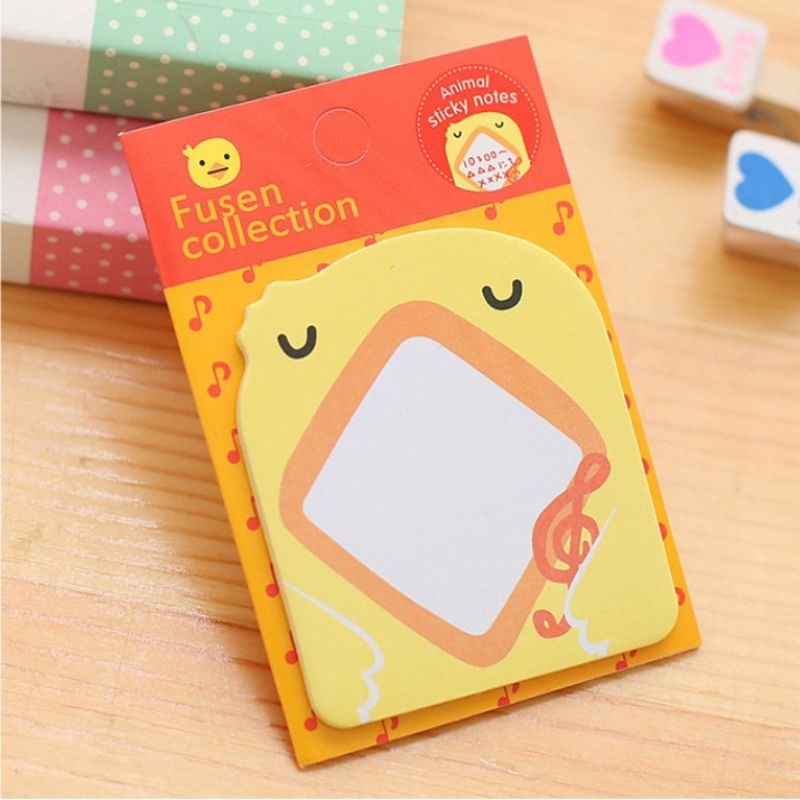 

(A93) Sticky Notes Motif Hewan* Tempelan Kertas Catatan Memo Note Karakter Aniimal Mini Book
