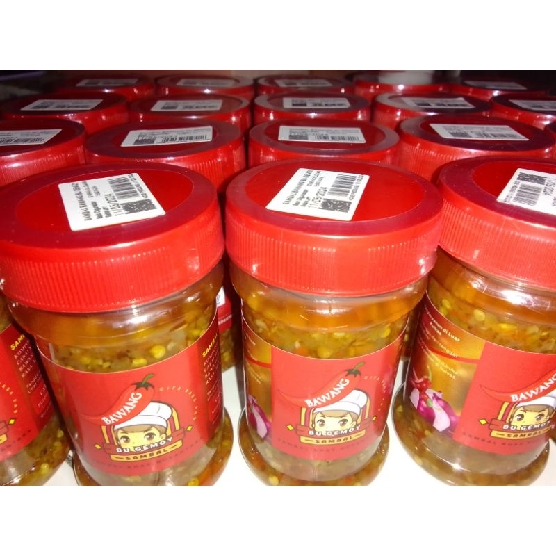 

Sambal Bawang Bu Rudy - Termurah Merk Bu Gemoy Botol 100 ml (3 pcs)