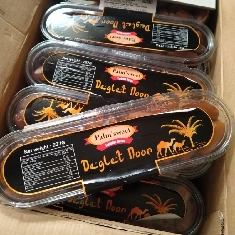 

kurma tunusia palm sweet deglet Nour 227gram